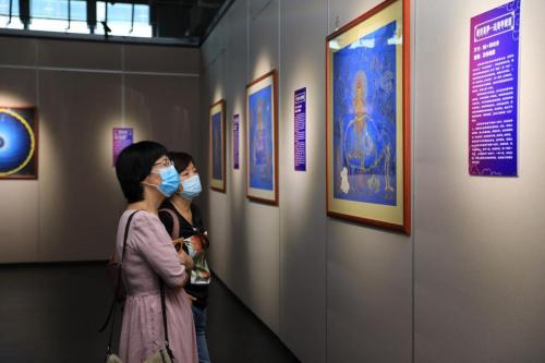 探索非遗秘境 唐卡艺术展在漳州开发区开展