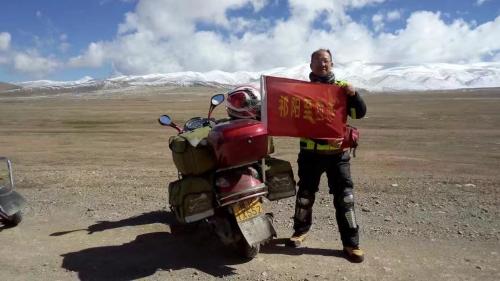 小踏板翻越海拔4878米昆仑山口~摩旅西藏青海第26天