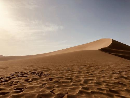 千年莫高窟&大漠风沙里高清图片